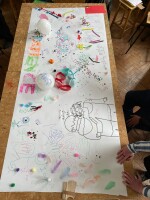 Image of Creative session with the Cultural Ambassadors – credit Ross Bolwell-Williams