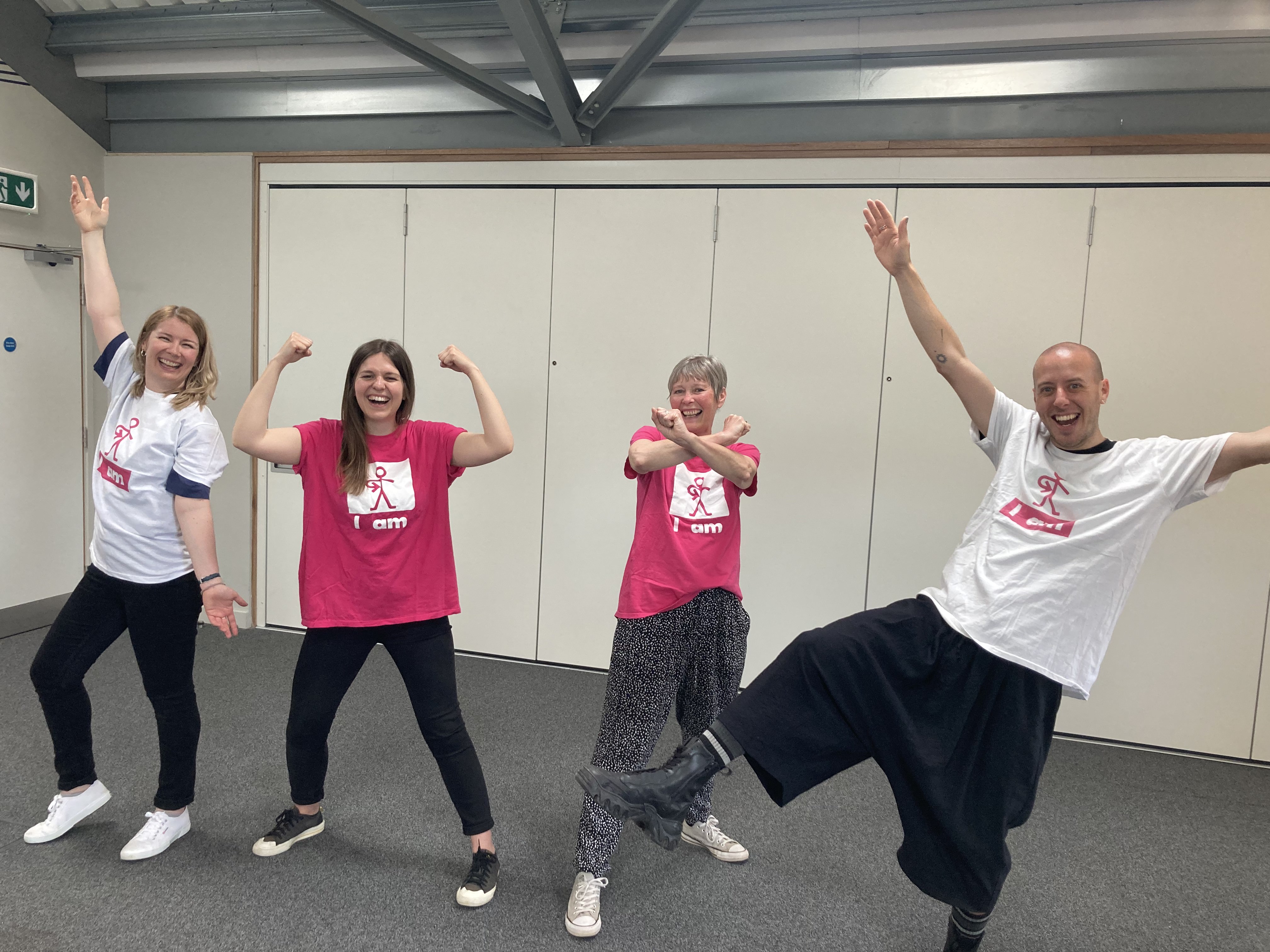 A New Direction team taking part in the icandance Dance Celebration 23rd May 2023